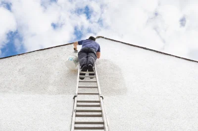 Peinture extérieure au Bourdeix — façades et ravalement